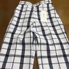 後ろゴムセンタープレステーパードパンツ Mila Owen ミラオーウェン