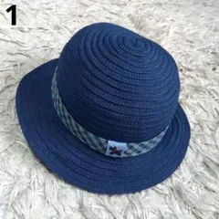 1●ファミリア　familiar　ブレード帽子　テリア刺繍　49‐51