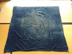 古布藍染木綿　襤褸　布団側 古布 藍染 木綿 布団皮 襤褸 ボロ布 つぎはぎ - メルカリ