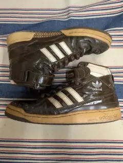 adidas フォーラム HI 茶 エナメル US10 韓国製