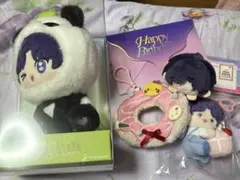 あ*読様 恋と深空 ホムラ パンダ バースデイ 手紙 ぬいぐるみ