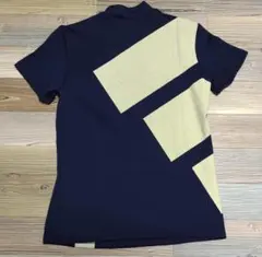 ⭐アディダス♥️adidas GOLF ビッグロゴ モックシャ 紺 S