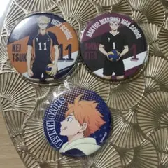 ハイキュー!! キャラクター缶バッジ 3個セット