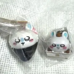 ちいかわ寿司フィギュアキーホルダーモモンガ&くら寿司びっくらポンフィギュア