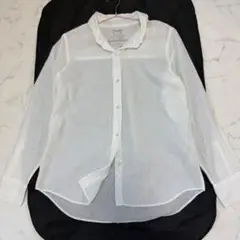 YANUK Helen　コットン　リネンシャツ　ホワイト　S