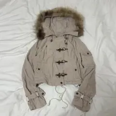 00's vintage ファイヤーマン　ファージャケット　レースアップ　短丈