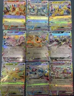 ポケモンカードゲーム　テラスタルフェスex ブイズex 9種　コンプリートセット
