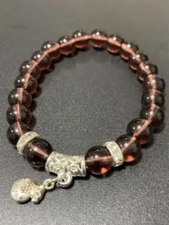 茶色　紫色　ブレスレット　2点セット