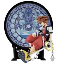キングダムハーツ ソラ スタチュー おまけ付き ステンドグラス風の背景パーツ付き】一番くじ KINGDOM HEARTS