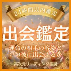 【出会い鑑定】・運命の人・ソウルメイト・ツインレイ・スピリチュアル・霊視・占い