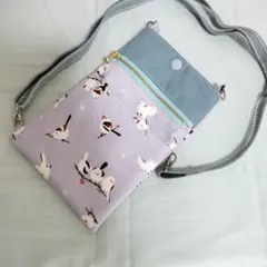 ☆モコ様専用①☆ シマエナガ ハンドメイドショルダーバッグ