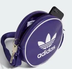 新品♪ adidas アディダスパープルアディカラー クラシック ラウンドバッグ