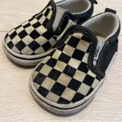 VANS チェック柄 スリッポン　13cm 13.0cm