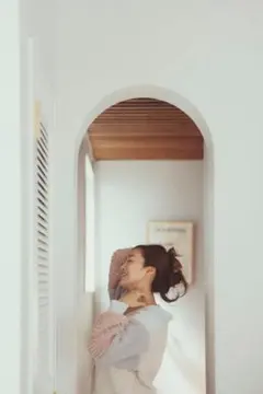 スナイデルホーム snidelhome【神崎恵コラボ】ミックスニットカーディガン