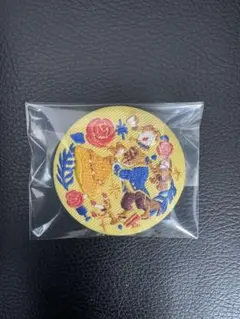 ディズニー　刺繍缶バッジ2 美女と野獣