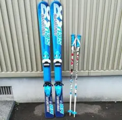 美品 1シーズン使用 ゼビオで購入 110 スキー 80 ストック付