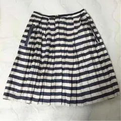 【再値下げ】MUVEIL ボーダースカートのサムネイル