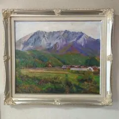 F10号油彩画（額縁入り)No.85