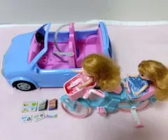 リカちゃん ファミリーカー　電動自転車　ミキちゃんマキちゃん
