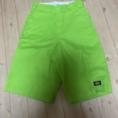 Dickies ハーフパンツ 黄緑 26インチ