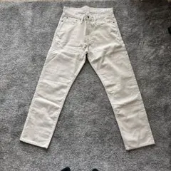 GAP リラックスストレート デニム 31/30 ベージュ コーデュロイ