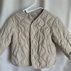 ユニクロ　中綿　キルティングジャケット　100