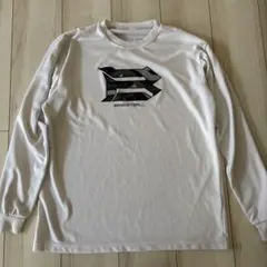 ホワイト ロングスリーブ BASKETBALLシャツ