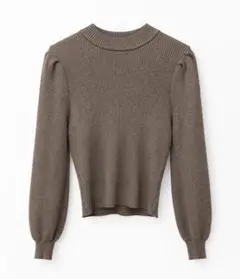 INGNI ラメニット Brown Knit Japanese Fashion
