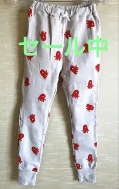 nicohrat ニコフラート　かわいい　タコプリントのロングパンツ