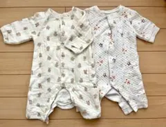 ユニクロ 他 ロンパース2点セット