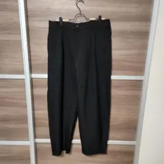 【300円】GU ジーユー ワイドフィットスラックス Lサイズ / ブラック