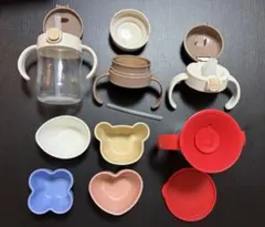Richell ステップアップマグセット　離乳食小鉢　マンチキン　ミラクルカップのサムネイル