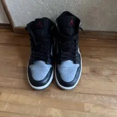 Air Jordan ハイカットスニーカー グレー/ブラック/レッド