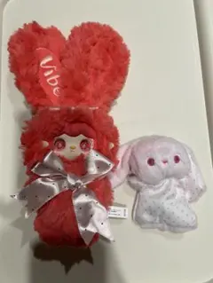【新品】氧氧 Yooki ヨーキ　ぬいぐるみ　赤　サプライズ　癒しのうさぎ