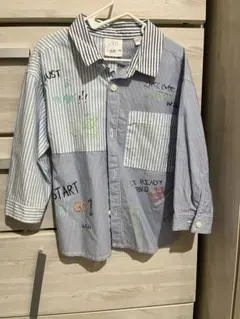 ZARA ストライプ柄 長袖シャツ 92cm