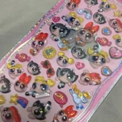 【早い者勝ち】 正規品‼️ パワーパフガールズ プチドロップステッカー ピンク
