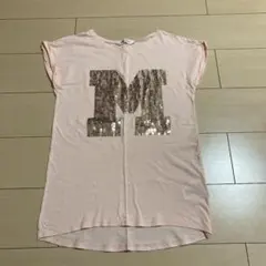 美品　H&M  スパンコールカットソー