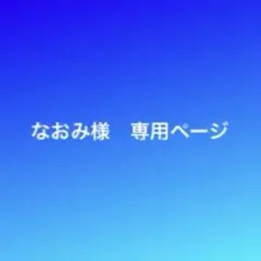 なおみ様専用ページです