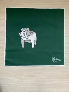 新品 Kinloch キンロック ハンカチ ブルドッグ イタリア製 グリーンのサムネイル