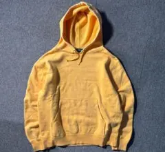 90s OLD UNIQLO PULL OVER パーカー 黄色 S