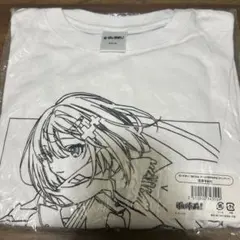 ぶいすぽ 「私たちは、ゲームで世界を作る」ラインアートTシャツ 花芽すみれ