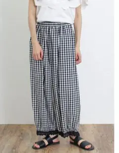 SM2 裾スカラップレースパンツ