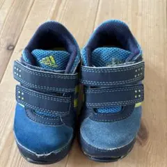 adidas キッズ スニーカー マジックテープ ネイビー　13cm