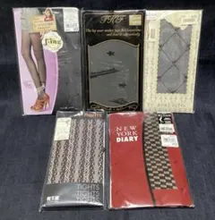 ★ストッキング タイツ★5点セット M－L ＆ L－LL サイズ【未使用品】