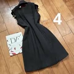 美品ダイアンフォンファステンバーグ　ワンピース　ブラック　4
