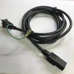 ２ピンプラグ（オス）＆３ピンソケット（メス）付き電源ケーブル 約250cm
