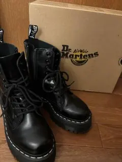 Dr.Martens JADON ホワイトステッチ 8ホールブーツ UK4