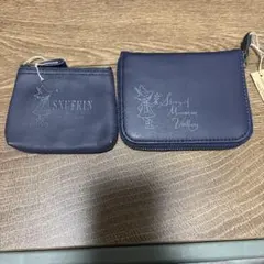 ムーミン　ファスナー付きウォレット、コインケースセット