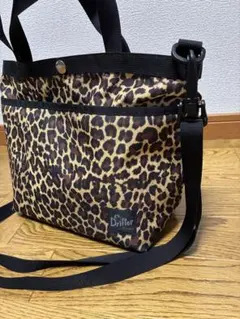 Drifter（ドリフター）　ships購入レオパード柄トートショルダーバッグ