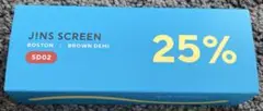 JINS SCREEN25％カット　新品未使用　PCメガネFPC-23S-102